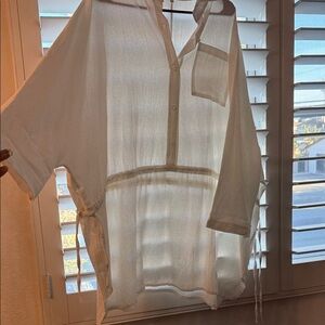 White Sheer women’s Shirt